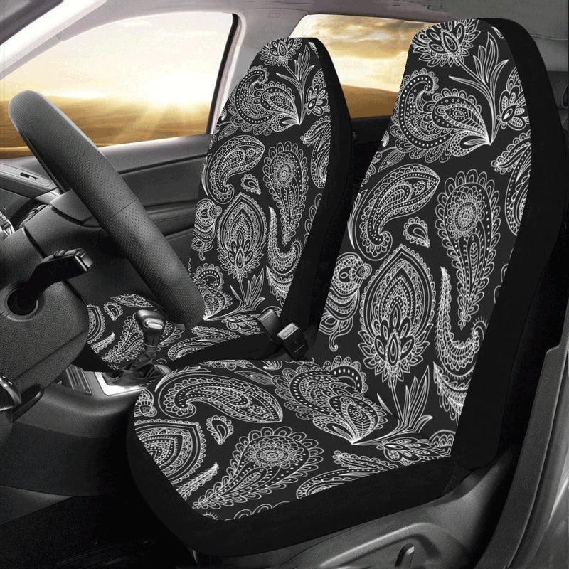 Paisley Pattern Print Design A04 Car Seat Covers (Set of 2)-JORJUNE.COM