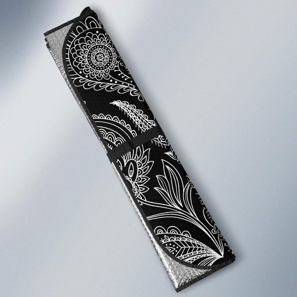 Paisley Pattern Print Design A04 Car Sun Shades-JORJUNE.COM