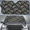 Paisley Skull Pattern Print Design A01 Car Sun Shades-JORJUNE.COM