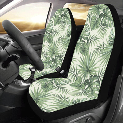 Palm Leaf Pattern Print Design A02 Car Seat Covers (Set of 2)-JORJUNE.COM