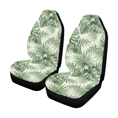 Palm Leaf Pattern Print Design A02 Car Seat Covers (Set of 2)-JORJUNE.COM