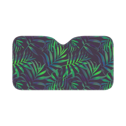 Palm Leaves Pattern Print Design PL01 Car Sun Shade-JorJune