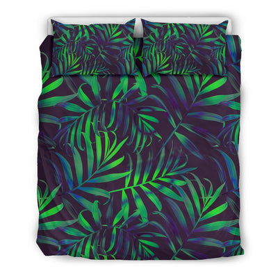 Palm Leaves Pattern Print Design PL01 Duvet Cover Bedding Set-JORJUNE.COM