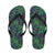 Palm Leaves Pattern Print Design PL01 Flip Flops-JorJune