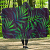 Palm Leaves Pattern Print Design PL01 Hooded Blanket-JORJUNE.COM