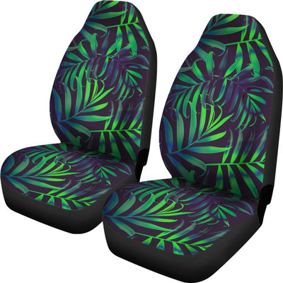 Palm Leaves Pattern Print Design PL01 Universal Fit Car Seat Covers-JorJune