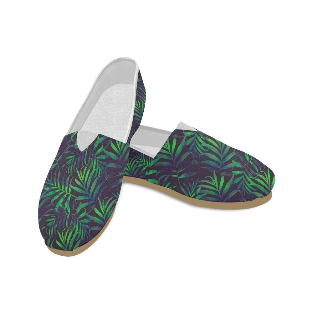 Palm Leaves Pattern Print Design PL01 Women Casual Shoes-JorJune.com