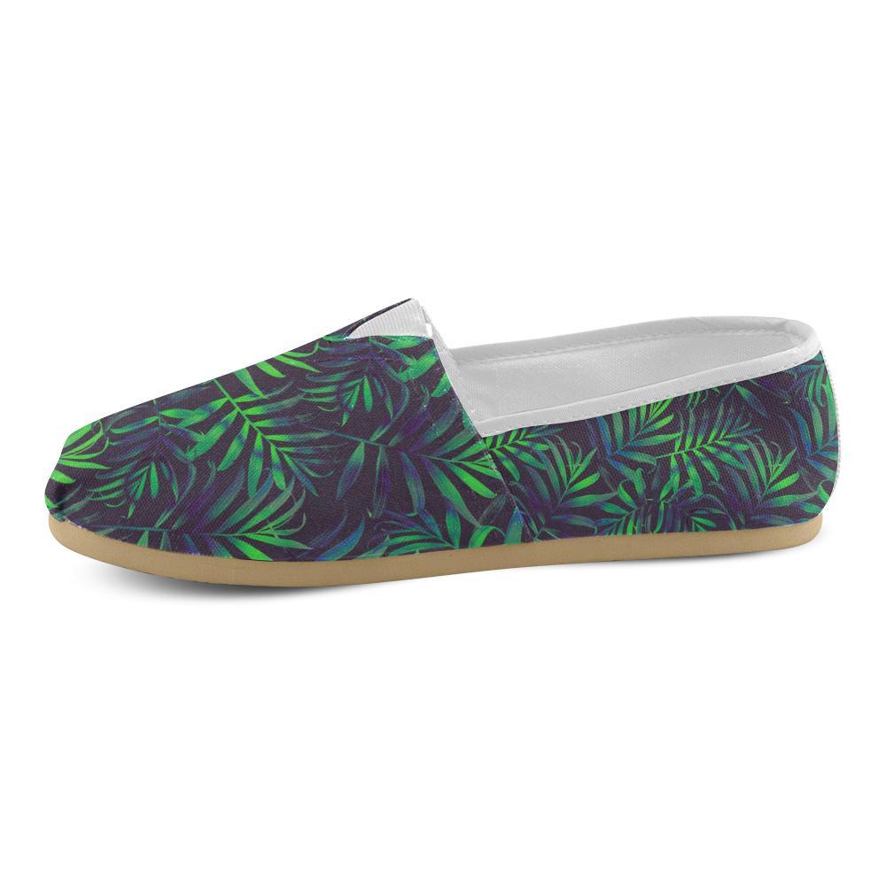 Palm Leaves Pattern Print Design PL01 Women Casual Shoes-JorJune.com