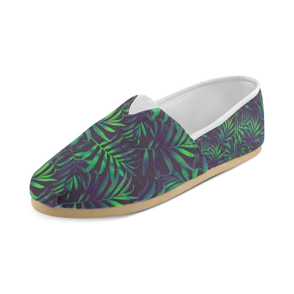 Palm Leaves Pattern Print Design PL01 Women Casual Shoes-JorJune.com