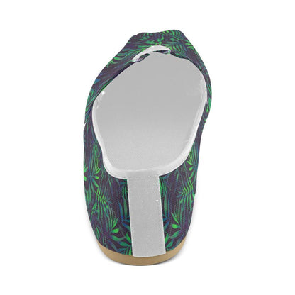 Palm Leaves Pattern Print Design PL01 Women Casual Shoes-JorJune.com