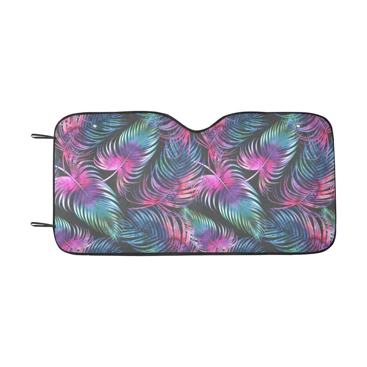 Palm Leaves Pattern Print Design PL010 Car Sun Shade-JorJune
