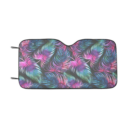Palm Leaves Pattern Print Design PL010 Car Sun Shade-JorJune