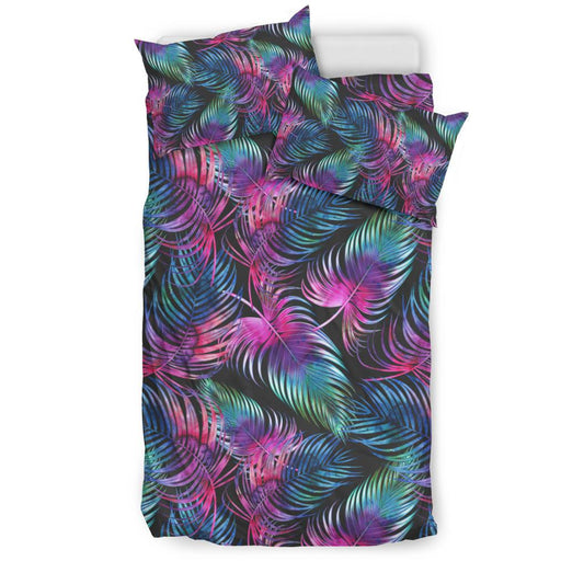 Palm Leaves Pattern Print Design PL010 Duvet Cover Bedding Set-JORJUNE.COM