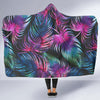 Palm Leaves Pattern Print Design PL010 Hooded Blanket-JORJUNE.COM