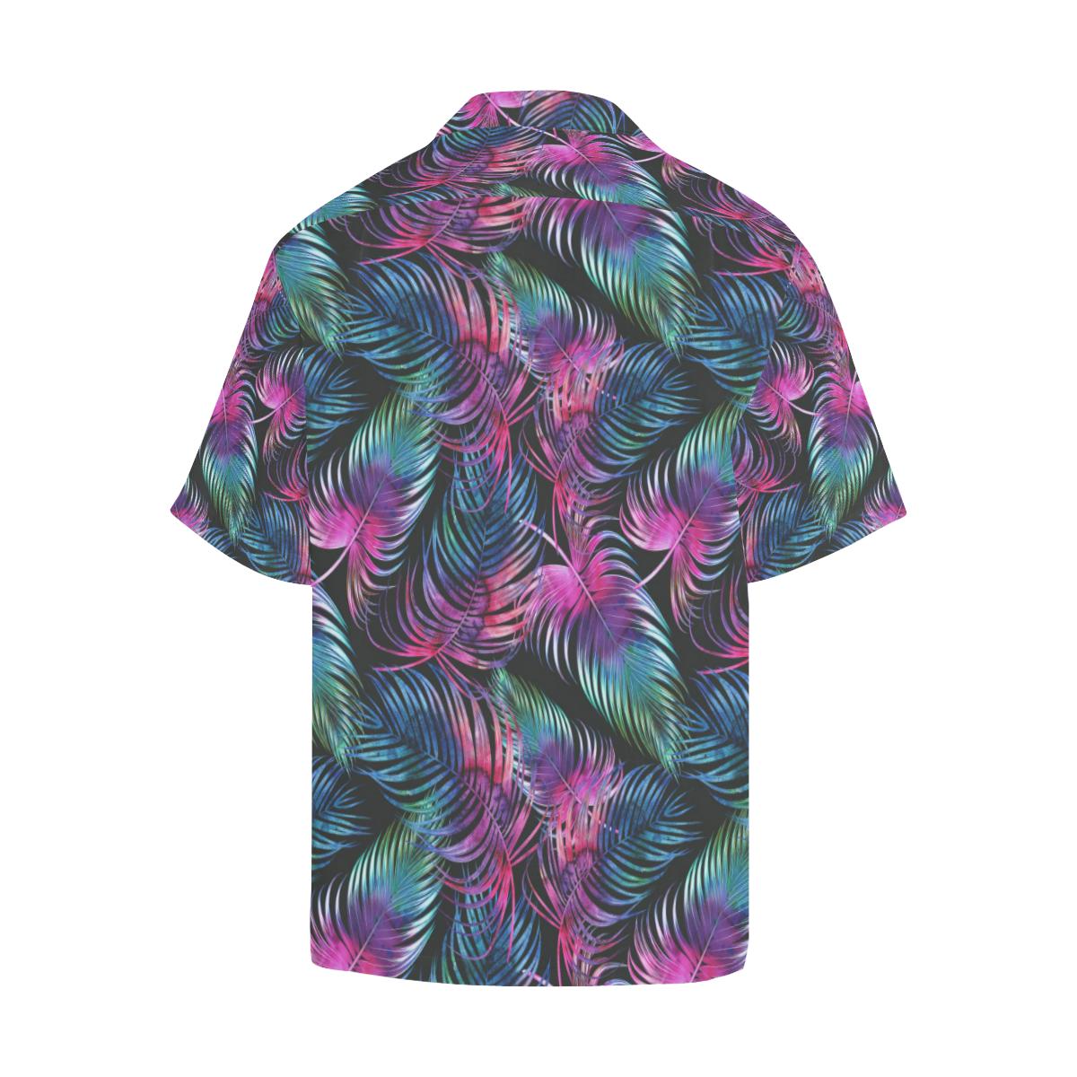 Palm Leaves Pattern Print Design PL010 Men Hawaiian Shirt-JorJune