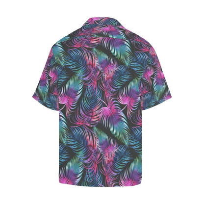Palm Leaves Pattern Print Design PL010 Men Hawaiian Shirt-JorJune