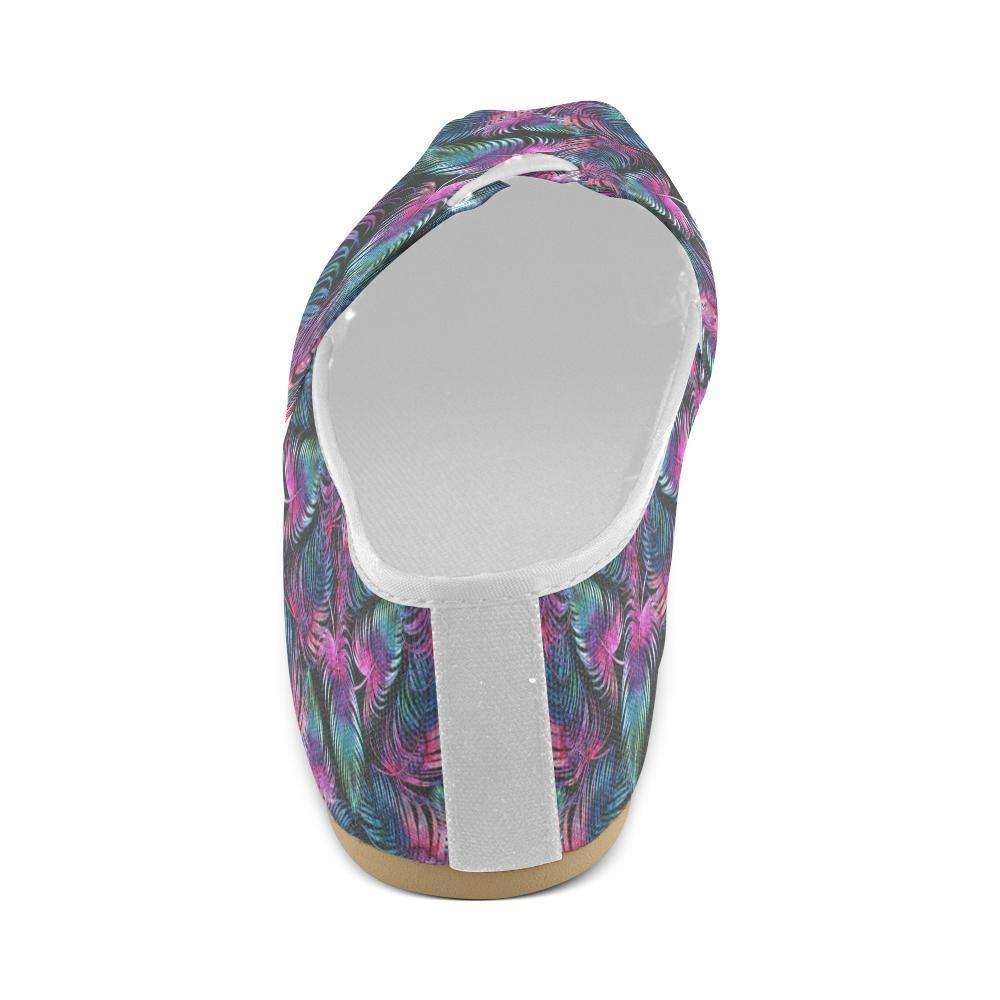 Palm Leaves Pattern Print Design PL010 Women Casual Shoes-JorJune.com