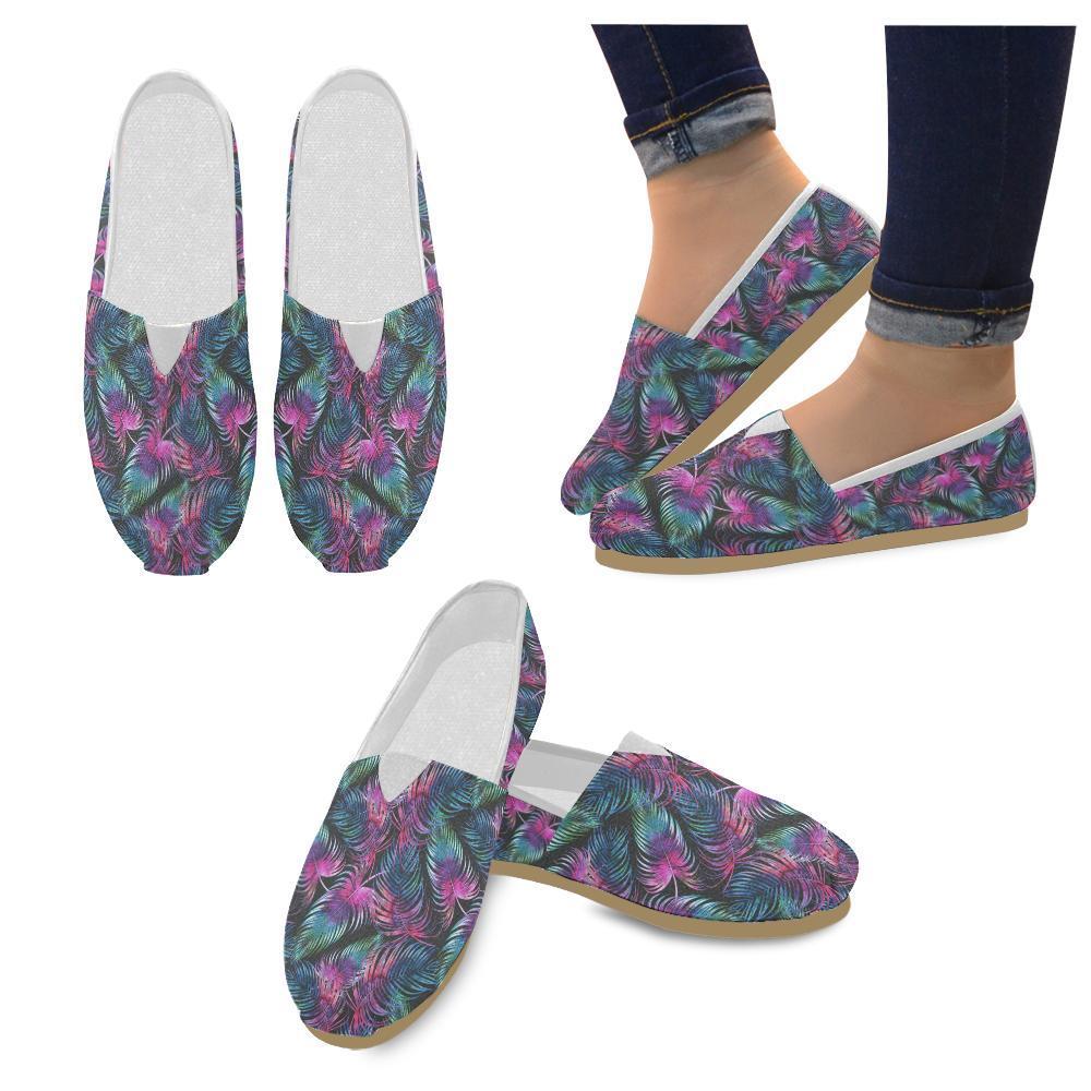 Palm Leaves Pattern Print Design PL010 Women Casual Shoes-JorJune.com