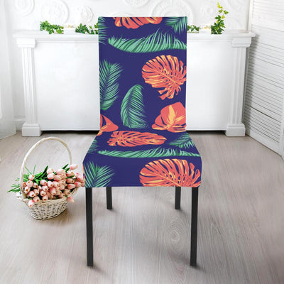 Palm Leaves Pattern Print Design PL011 Dining Chair Slipcover-JORJUNE.COM