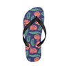 Palm Leaves Pattern Print Design PL011 Flip Flops-JorJune