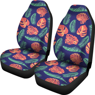 Palm Leaves Pattern Print Design PL011 Universal Fit Car Seat Covers-JorJune