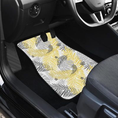 Palm Leaves Pattern Print Design PL012 Car Floor Mats-JORJUNE.COM