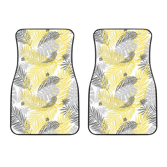 Palm Leaves Pattern Print Design PL012 Car Floor Mats-JORJUNE.COM