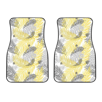 Palm Leaves Pattern Print Design PL012 Car Floor Mats-JORJUNE.COM