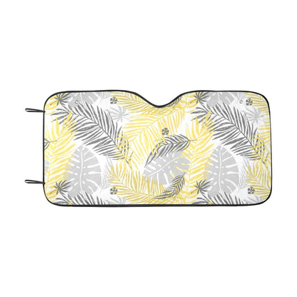 Palm Leaves Pattern Print Design PL012 Car Sun Shade-JorJune
