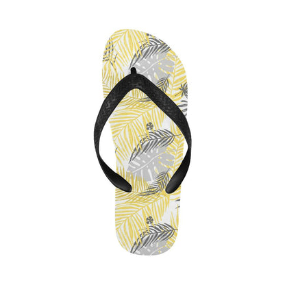 Palm Leaves Pattern Print Design PL012 Flip Flops-JorJune