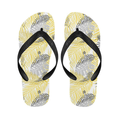 Palm Leaves Pattern Print Design PL012 Flip Flops-JorJune