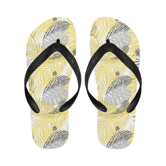 Palm Leaves Pattern Print Design PL012 Flip Flops-JorJune