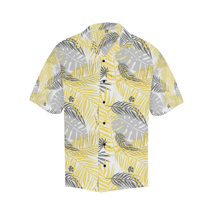 Palm Leaves Pattern Print Design PL012 Men Hawaiian Shirt-JorJune