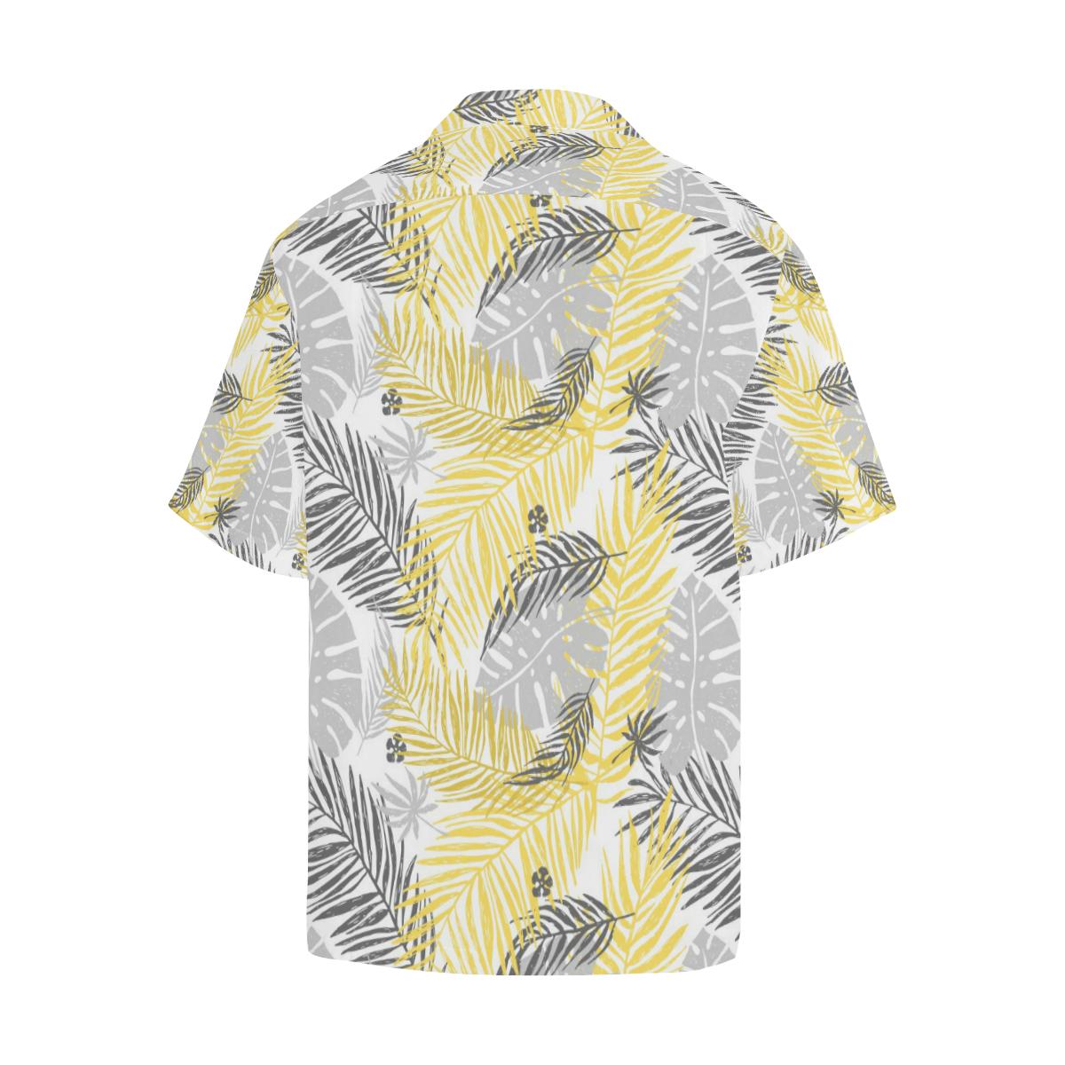 Palm Leaves Pattern Print Design PL012 Men Hawaiian Shirt-JorJune