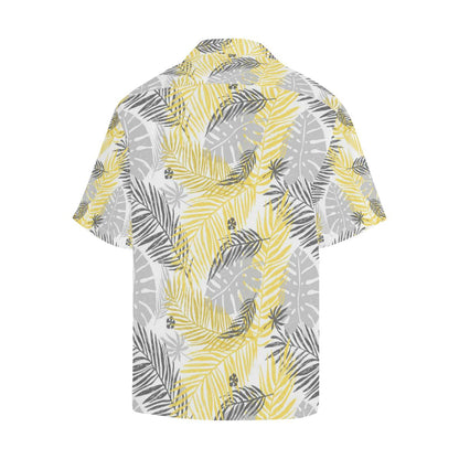 Palm Leaves Pattern Print Design PL012 Men Hawaiian Shirt-JorJune