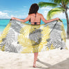 Palm Leaves Pattern Print Design PL012 Sarong Pareo Wrap-JORJUNE.COM