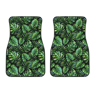 Palm Leaves Pattern Print Design PL013 Car Floor Mats-JORJUNE.COM