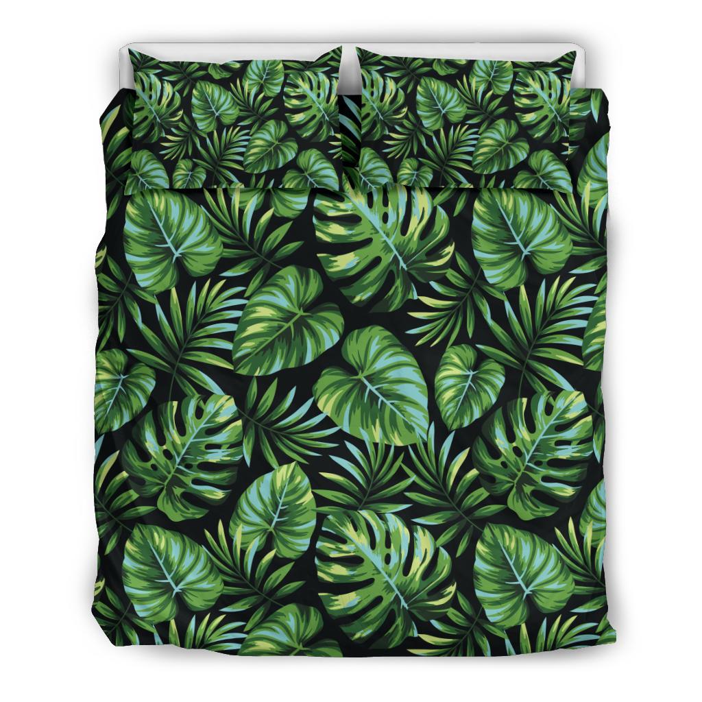 Palm Leaves Pattern Print Design PL013 Duvet Cover Bedding Set-JORJUNE.COM