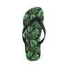 Palm Leaves Pattern Print Design PL013 Flip Flops-JorJune