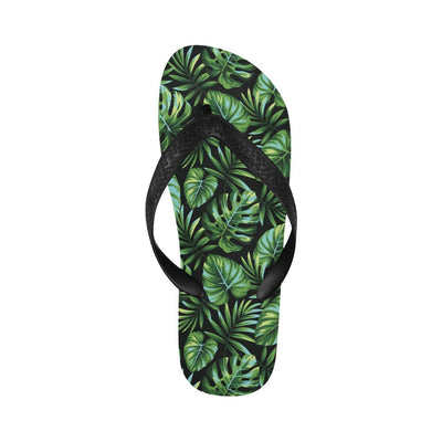 Palm Leaves Pattern Print Design PL013 Flip Flops-JorJune