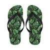 Palm Leaves Pattern Print Design PL013 Flip Flops-JorJune