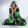 Palm Leaves Pattern Print Design PL013 Hooded Blanket-JORJUNE.COM