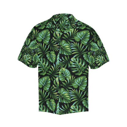 Palm Leaves Pattern Print Design PL013 Men Hawaiian Shirt-JorJune