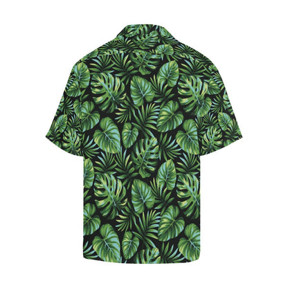 Palm Leaves Pattern Print Design PL013 Men Hawaiian Shirt-JorJune