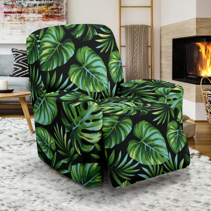 Palm Leaves Pattern Print Design PL013 Recliner Slipcover-JORJUNE.COM