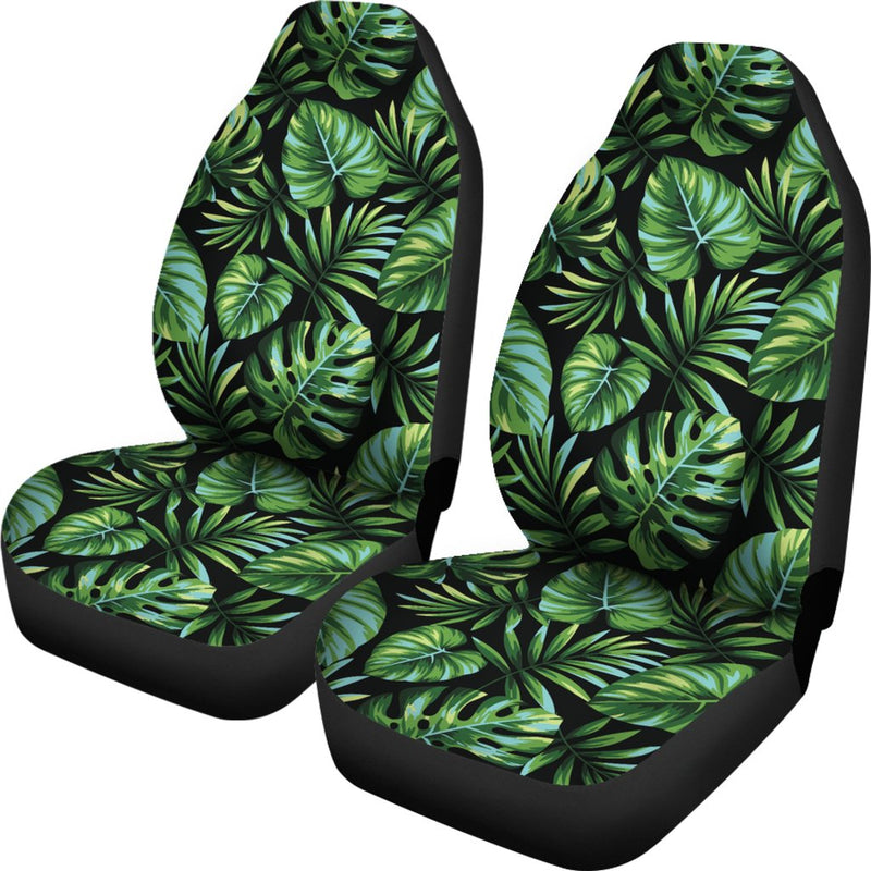 Palm Leaves Pattern Print Design PL013 Universal Fit Car Seat Covers-JorJune