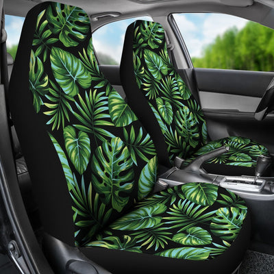 Palm Leaves Pattern Print Design PL013 Universal Fit Car Seat Covers-JorJune