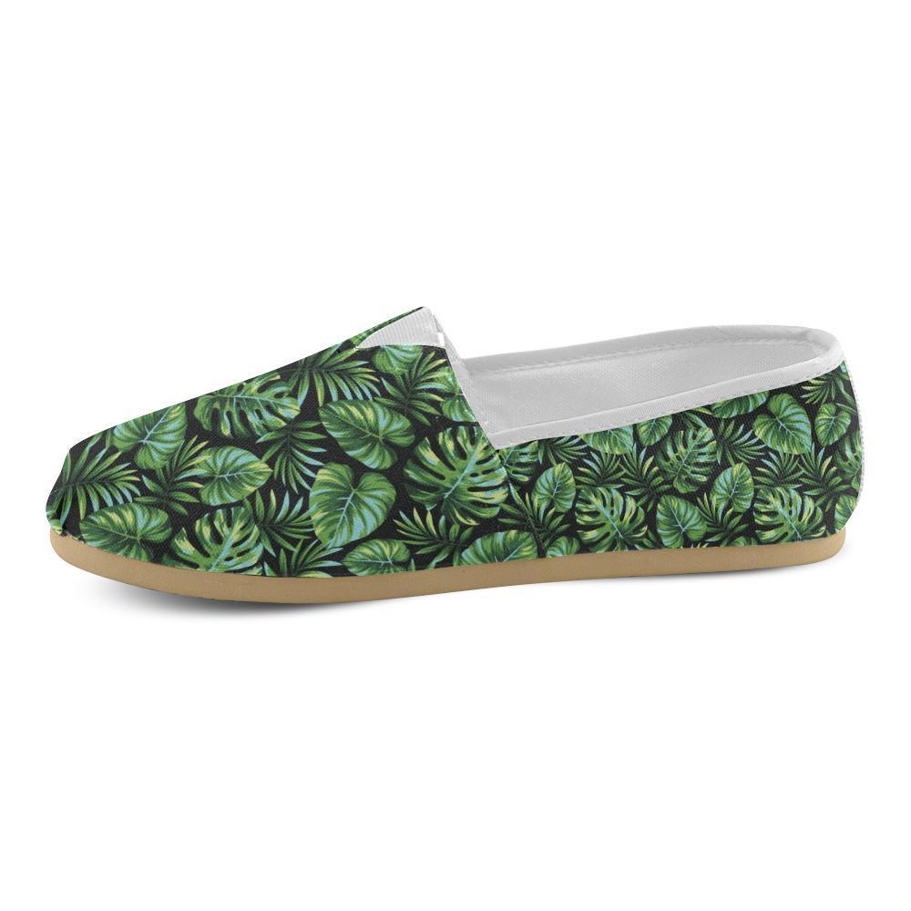 Palm Leaves Pattern Print Design PL013 Women Casual Shoes-JorJune.com