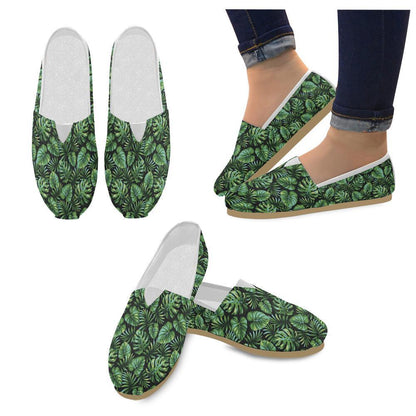Palm Leaves Pattern Print Design PL013 Women Casual Shoes-JorJune.com