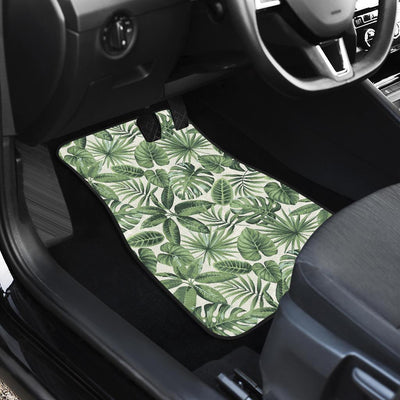 Palm Leaves Pattern Print Design PL014 Car Floor Mats-JORJUNE.COM